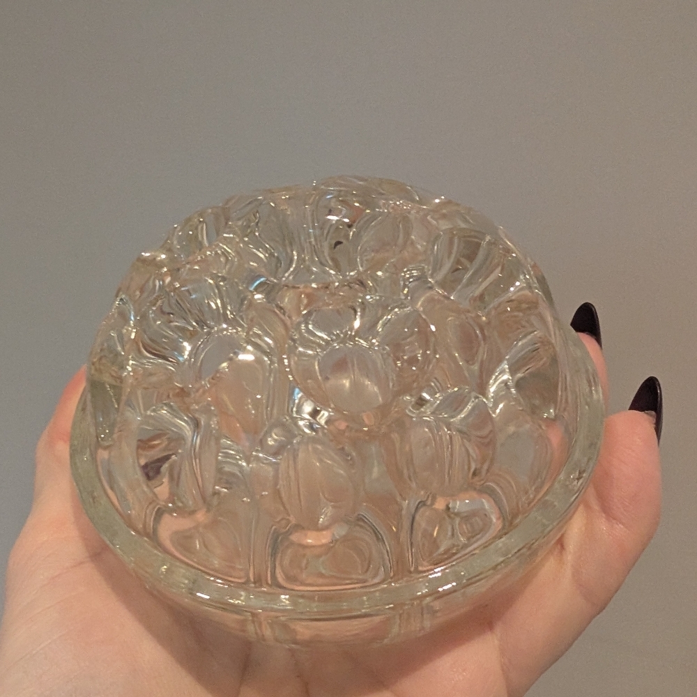 Clear Glass Decorative Bowl